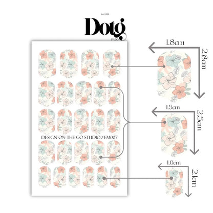 Gentle Petals Nail Wraps