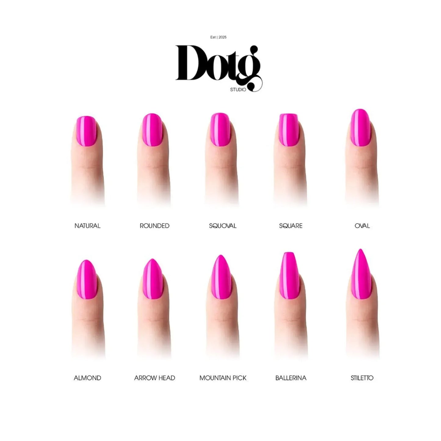 Hot Pink Nail Wraps