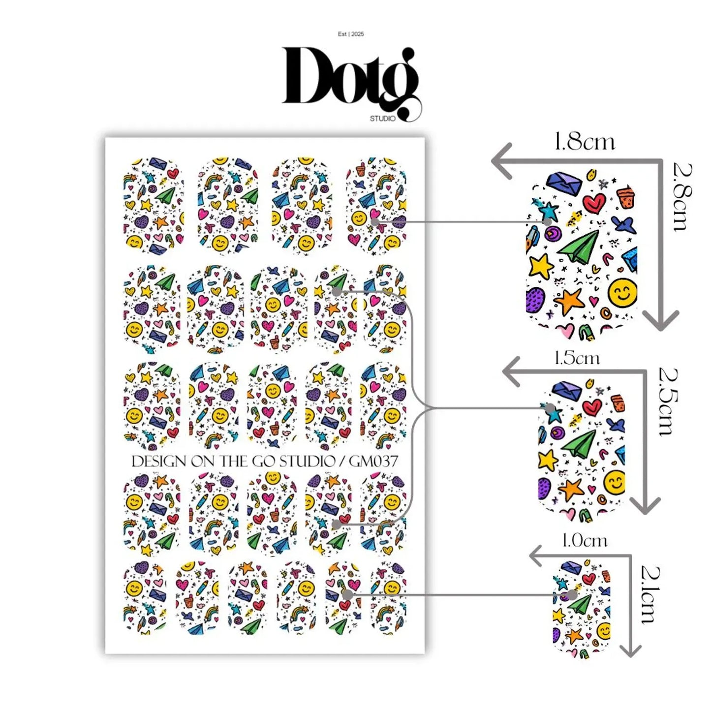 Fun Doodle Nail Wraps