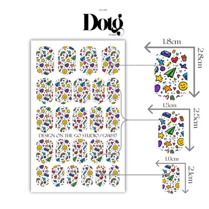 Fun Doodle Nail Wraps