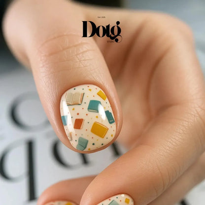 Book Lover Nail Wraps