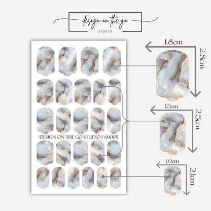 Cloud Veil Nail Wraps