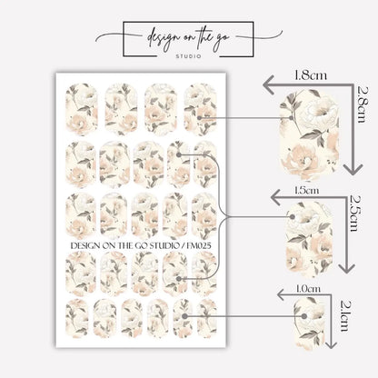 Blush Peony Nail Wraps