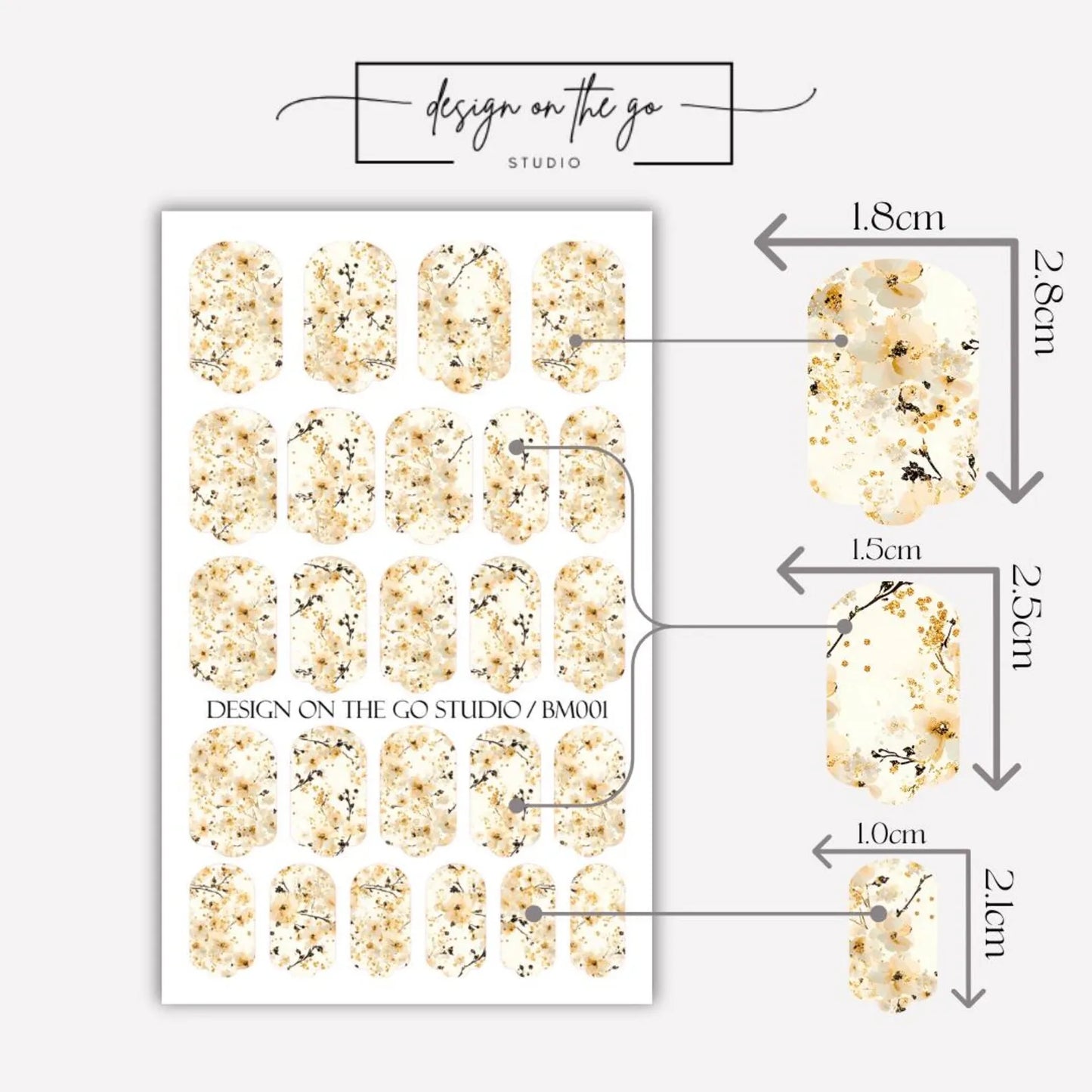 Floral Garden Nail Wraps