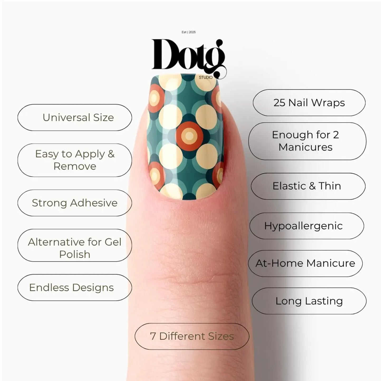 Retro Orbit Nail Wraps