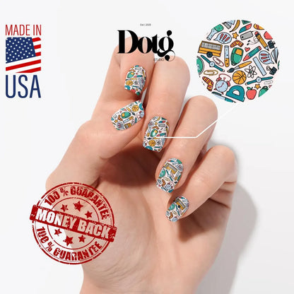 Back To School Nail Wraps