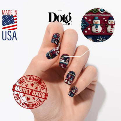 Ugly Sweater Nail Wraps