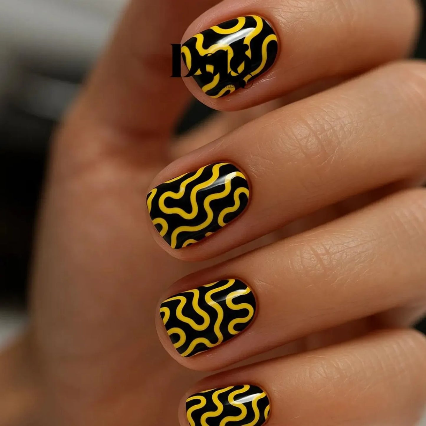 Solar Maze Nail Wraps