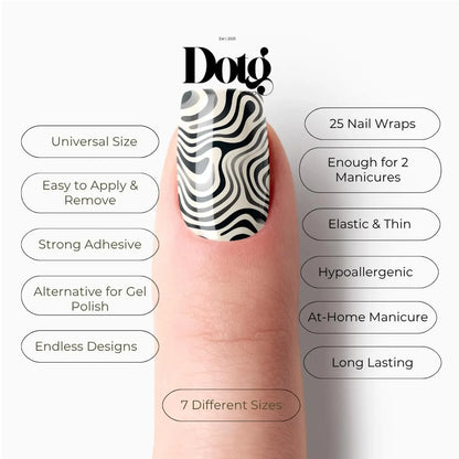 Wavy Nail Wrap
