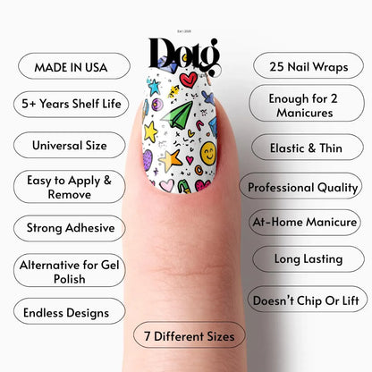 Fun Doodle Nail Wraps