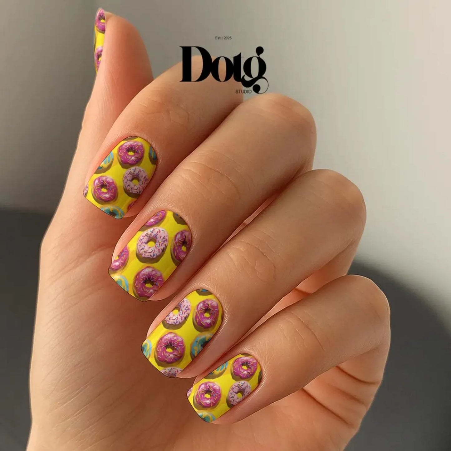 Donut Sprinkle Nail Wrap