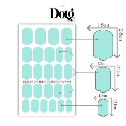 Pastel Mint Nail Wraps