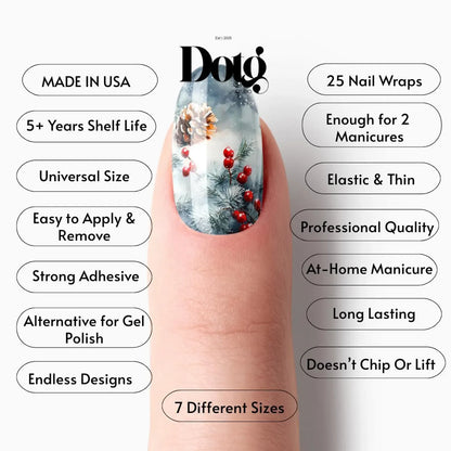 Frosted Eve Nail Wraps