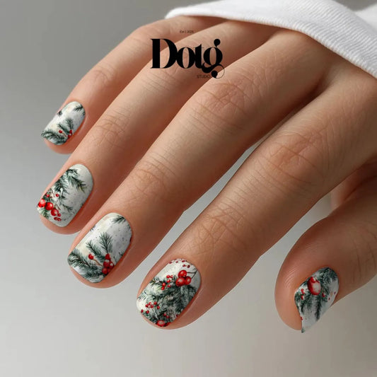 Winter Berries Nail Wraps
