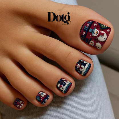 Ugly Sweater Nail Wraps