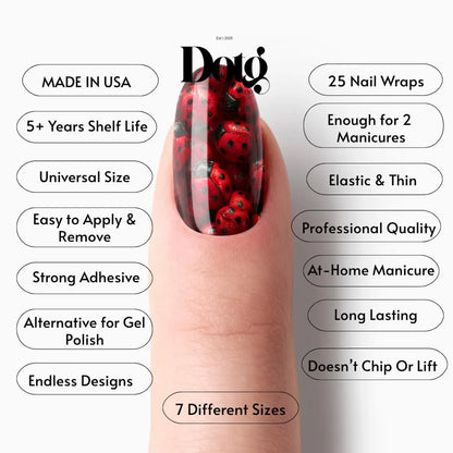 Ladybug Nail Wraps