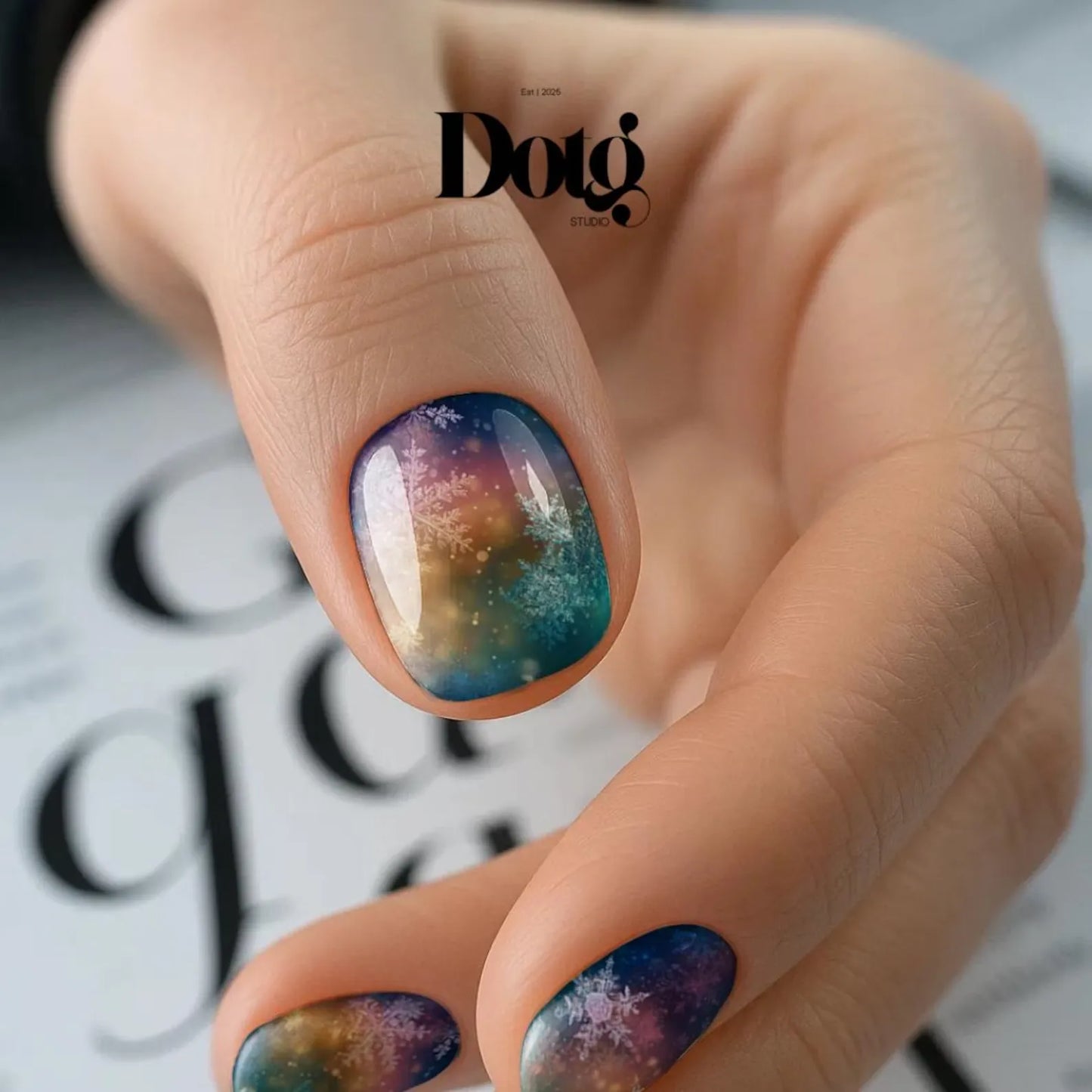 Winter Glimmer Nail Wraps