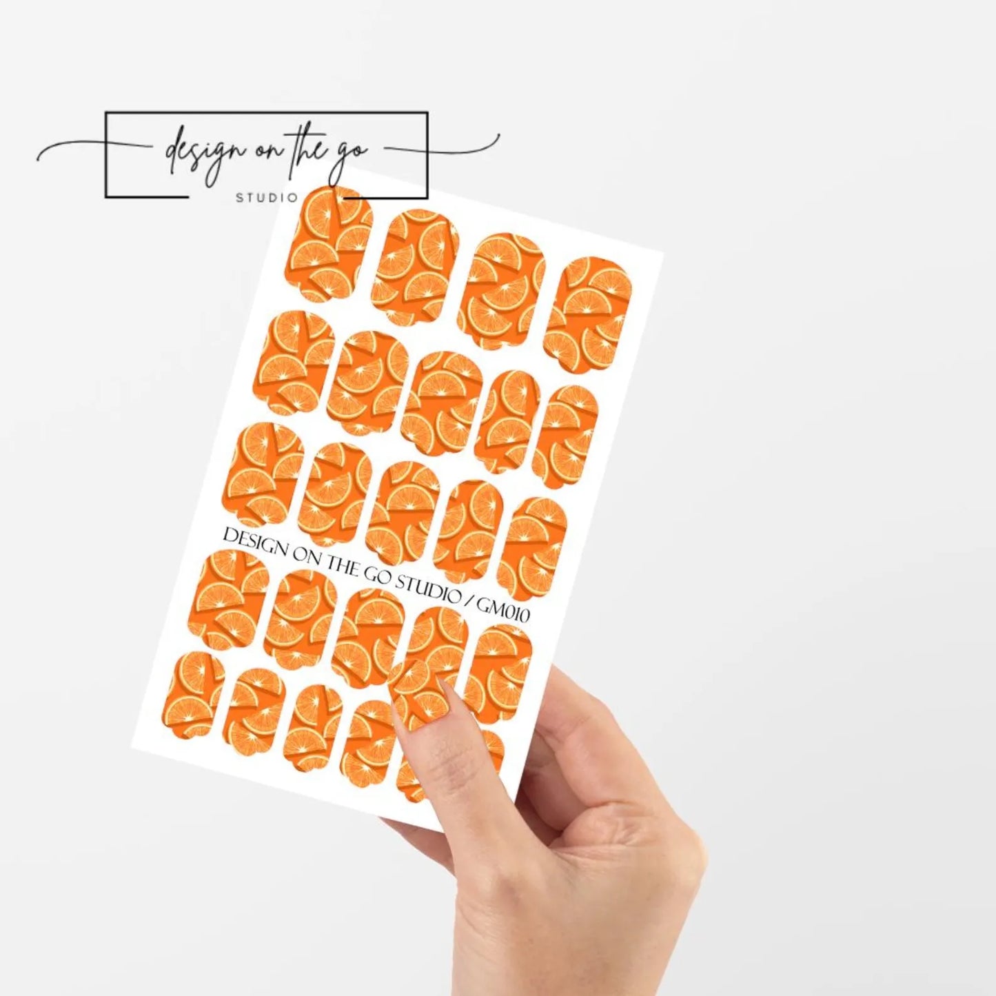 Citrus Pop Nail Wraps
