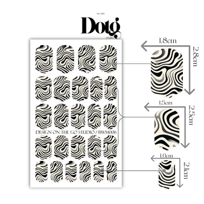 Wavy Nail Wrap