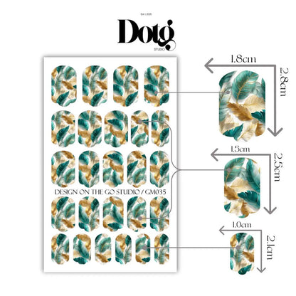 Feather Nail Wraps