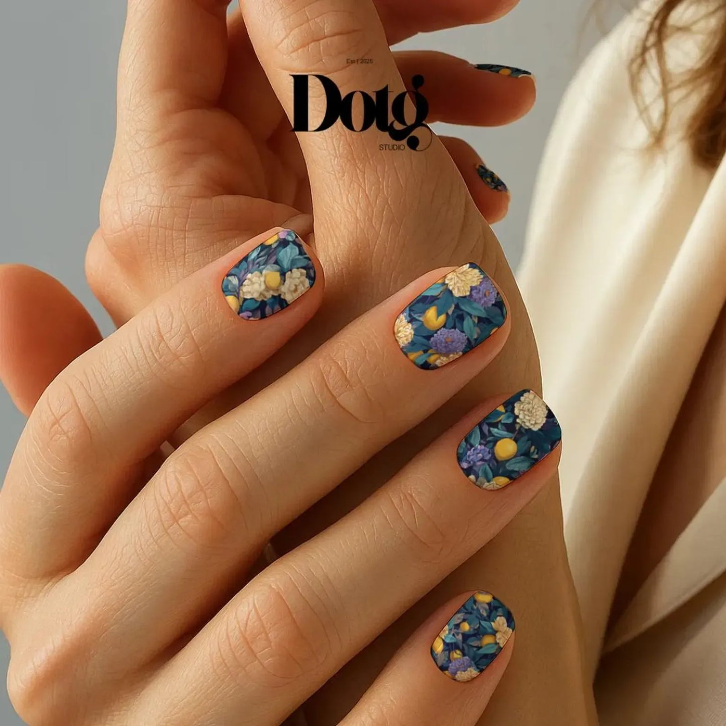 Lemon Blossom Nail Wraps
