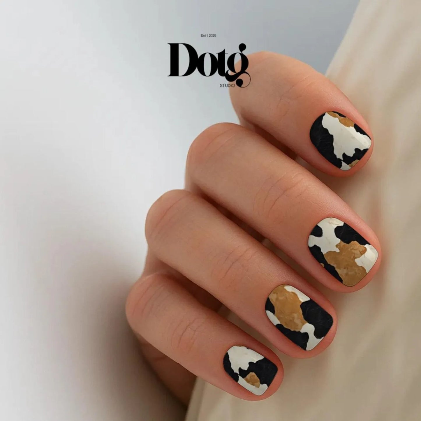 Cow Hide Nail Wraps