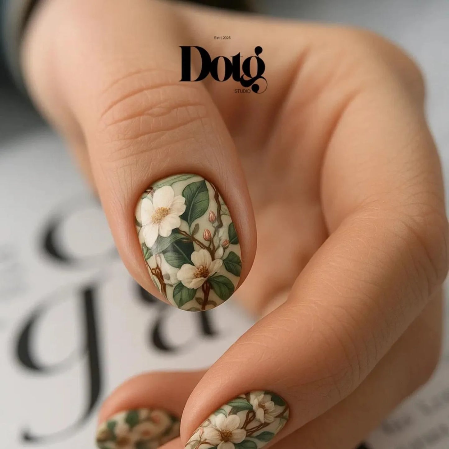 Camellia Blossom Nail Wraps