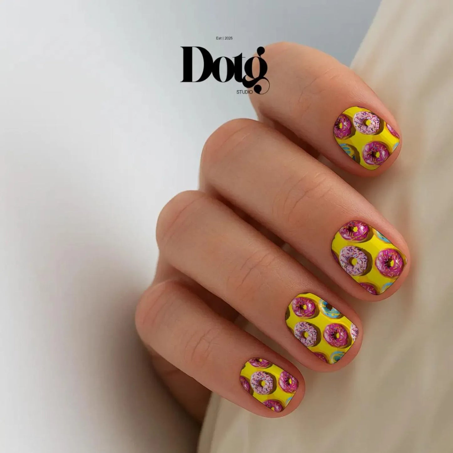 Donut Sprinkle Nail Wrap