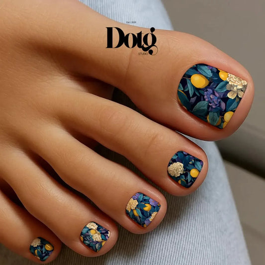 Lemon Blossom Nail Wraps