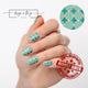 Golden Teal Nail Wraps
