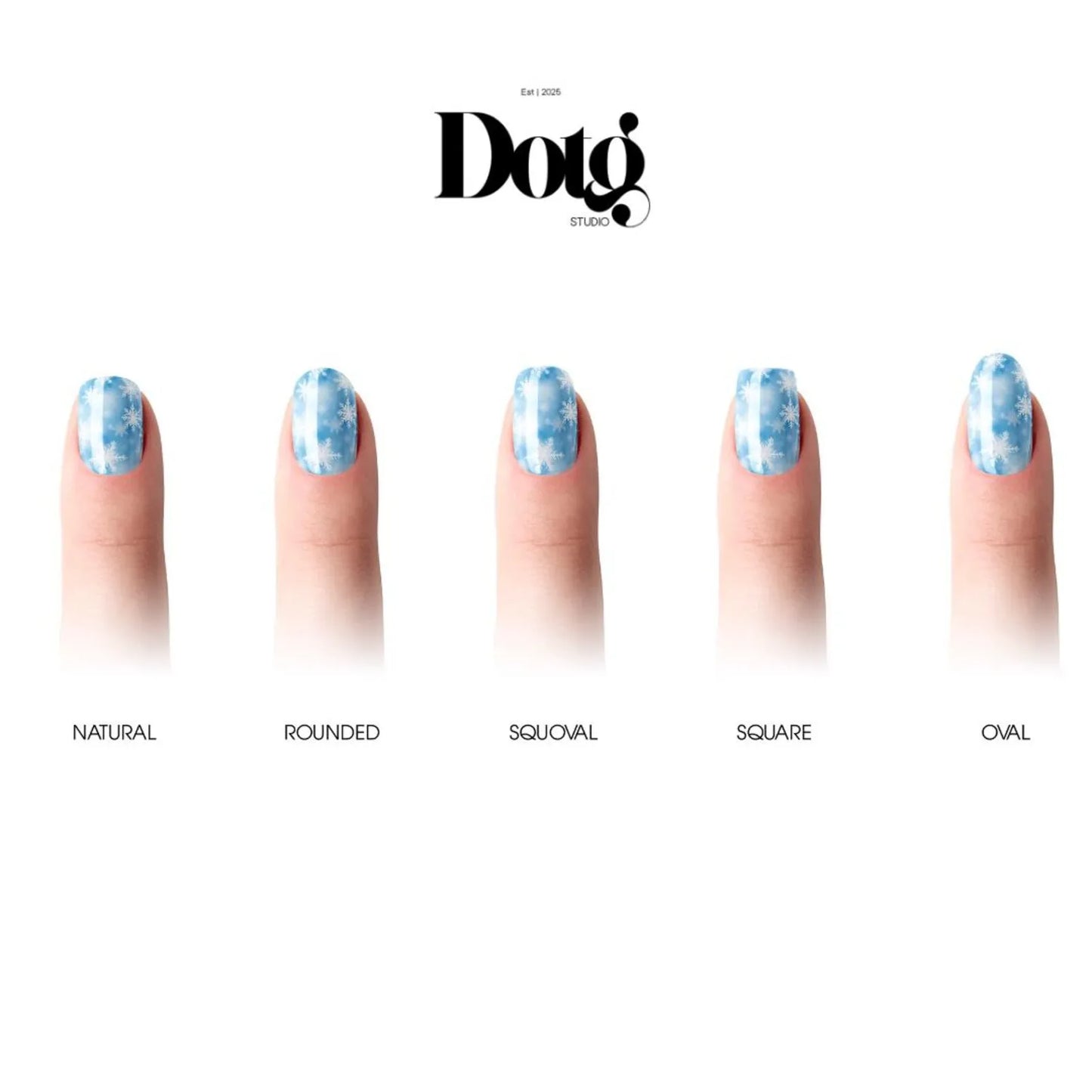 Winter Snowflakes Nail Wraps