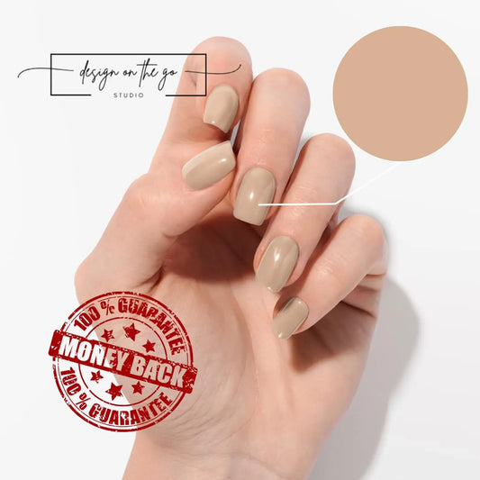 Beige Nail Wrap