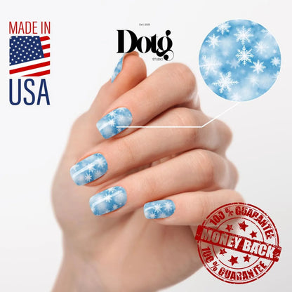 Winter Snowflakes Nail Wraps