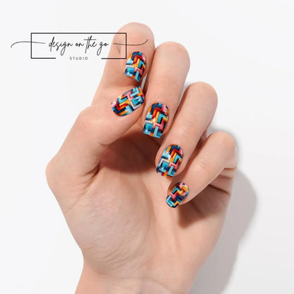 Block Party Nail Wraps