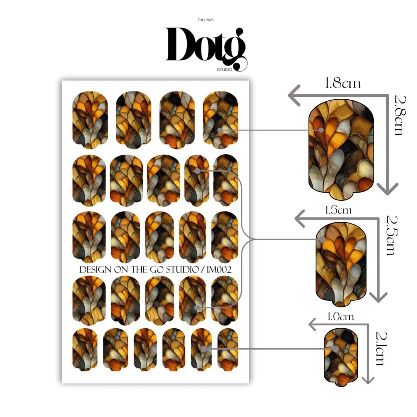 Stained Glass Nail Wraps