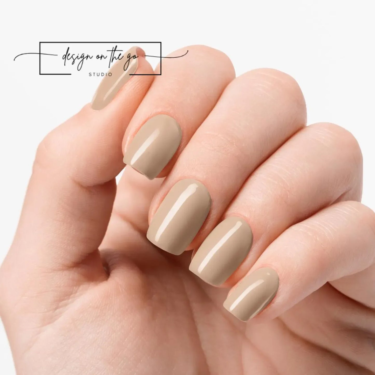 Beige Nail Wrap