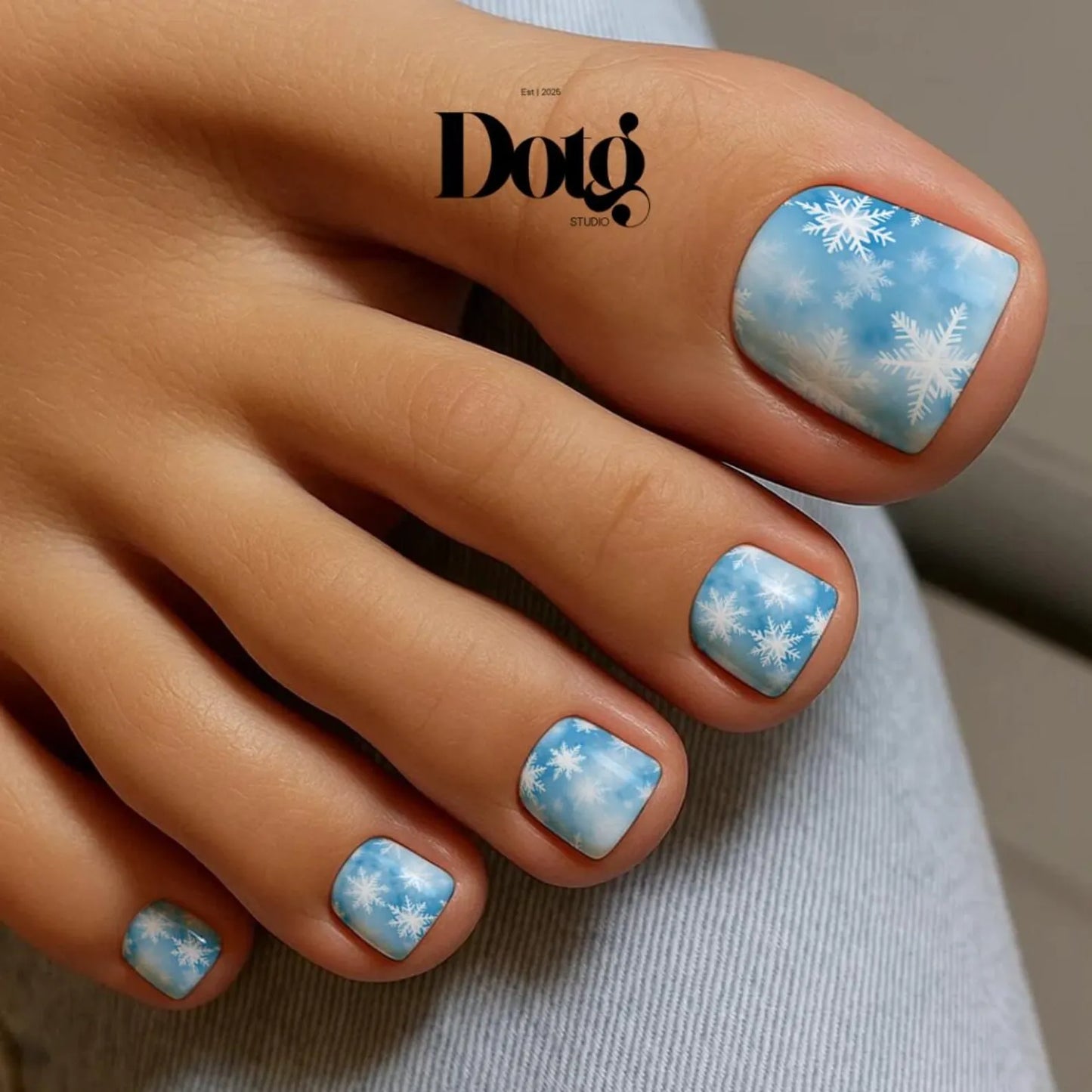 Winter Snowflakes Nail Wraps