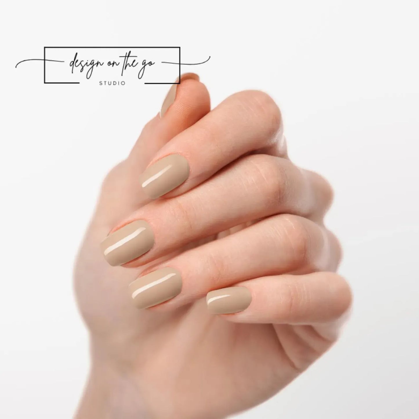 Beige Nail Wrap