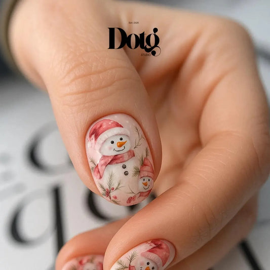 Snowman Nail Wraps