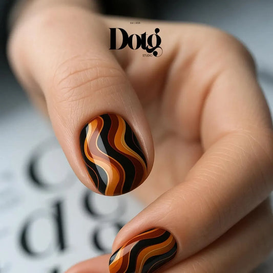 Autumn Swirl Nail Wraps