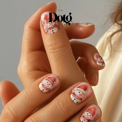 Snowman Nail Wraps