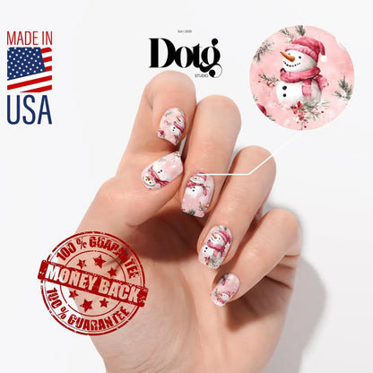 Snowman Nail Wraps