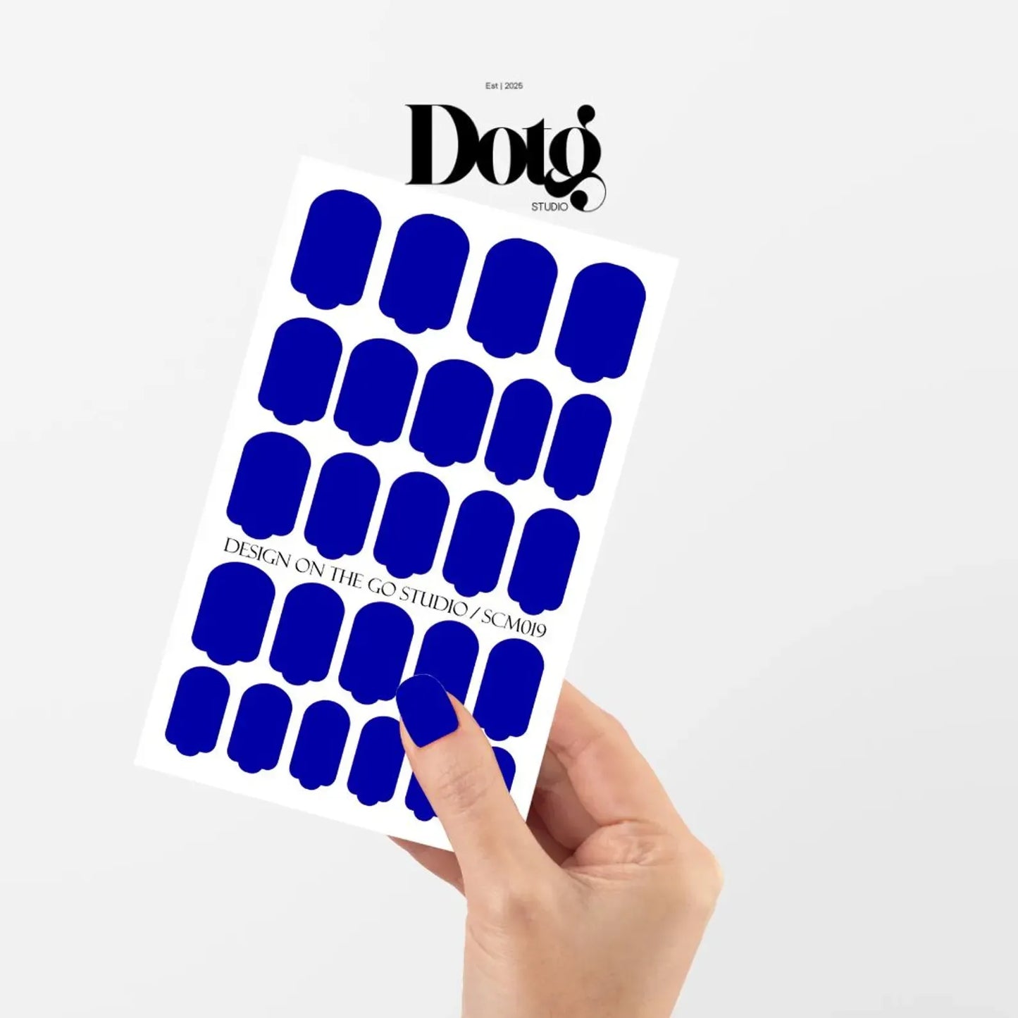 Deep Blue Nail Wraps