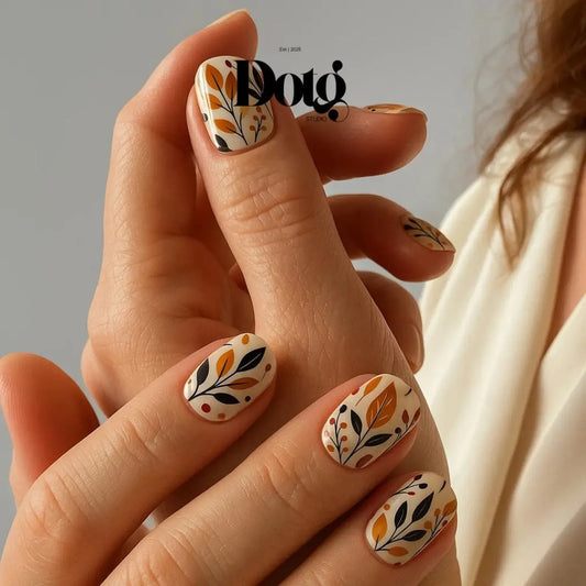Harvest Leafs Nail Wraps