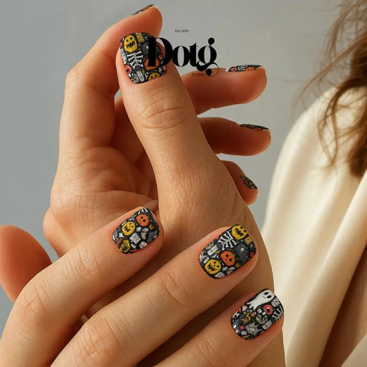Halloween Doodle Nail Wraps