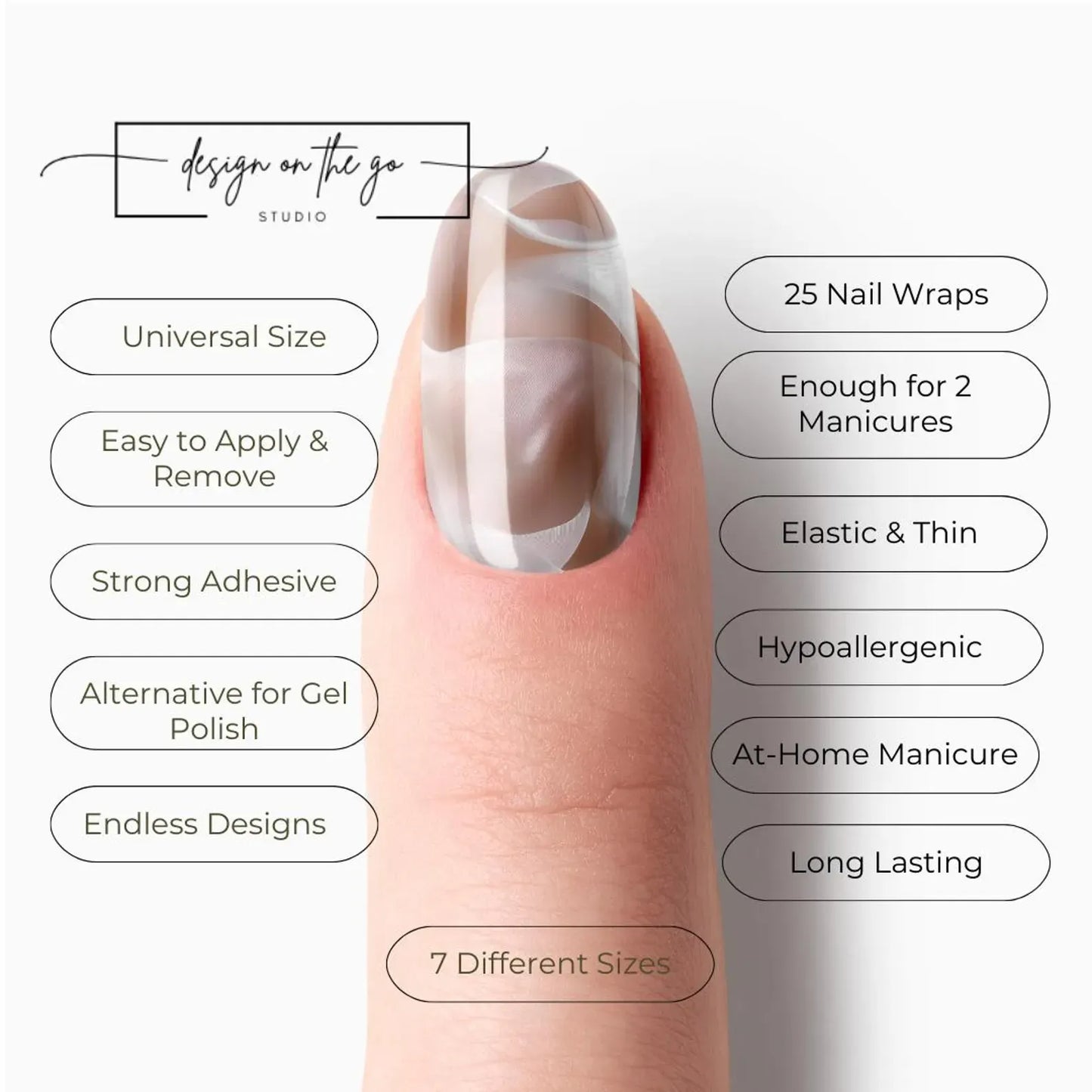 Silk Blush Nail Wraps