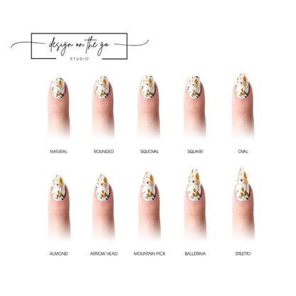 Harvest Leafs Nail Wraps