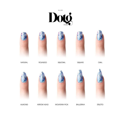 Watercolor Rose Nail Wraps