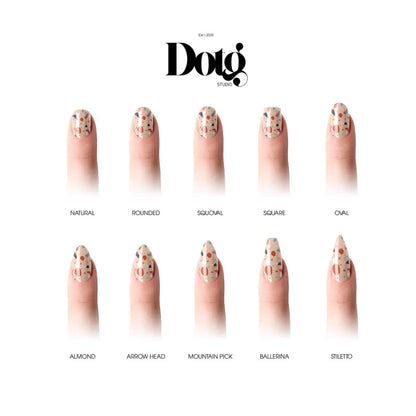 Terrazzo Neutral Nail Wraps
