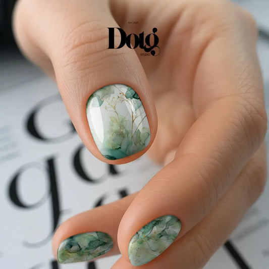 Emerald Mist Nail Wraps